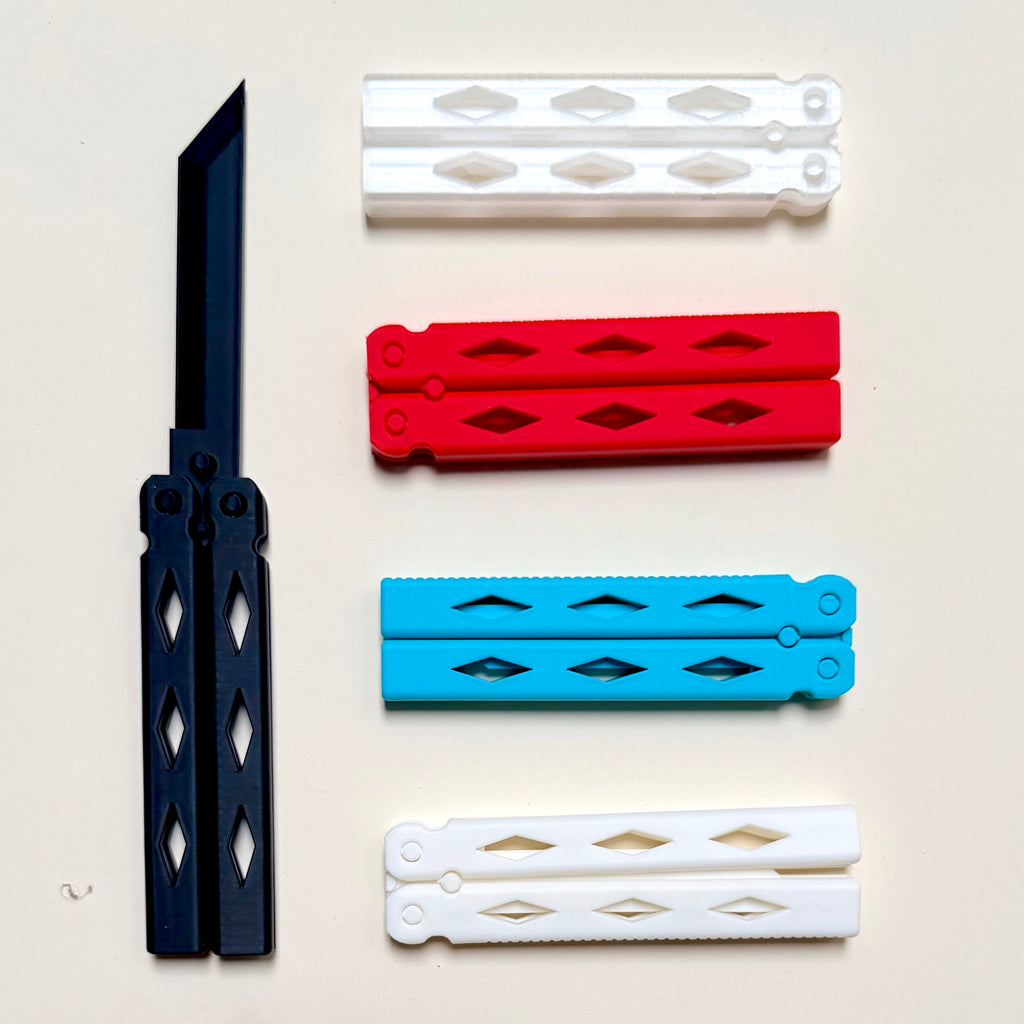 Custom 3D Printed Balisong Fidget Trainer